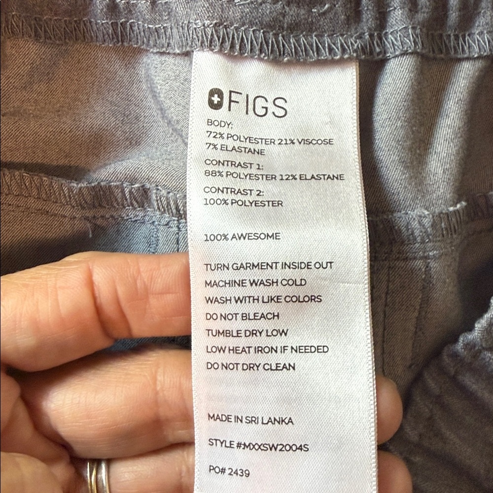 Figs Medical Charcoal Joggers Womens M/S - Picture 4 of 9